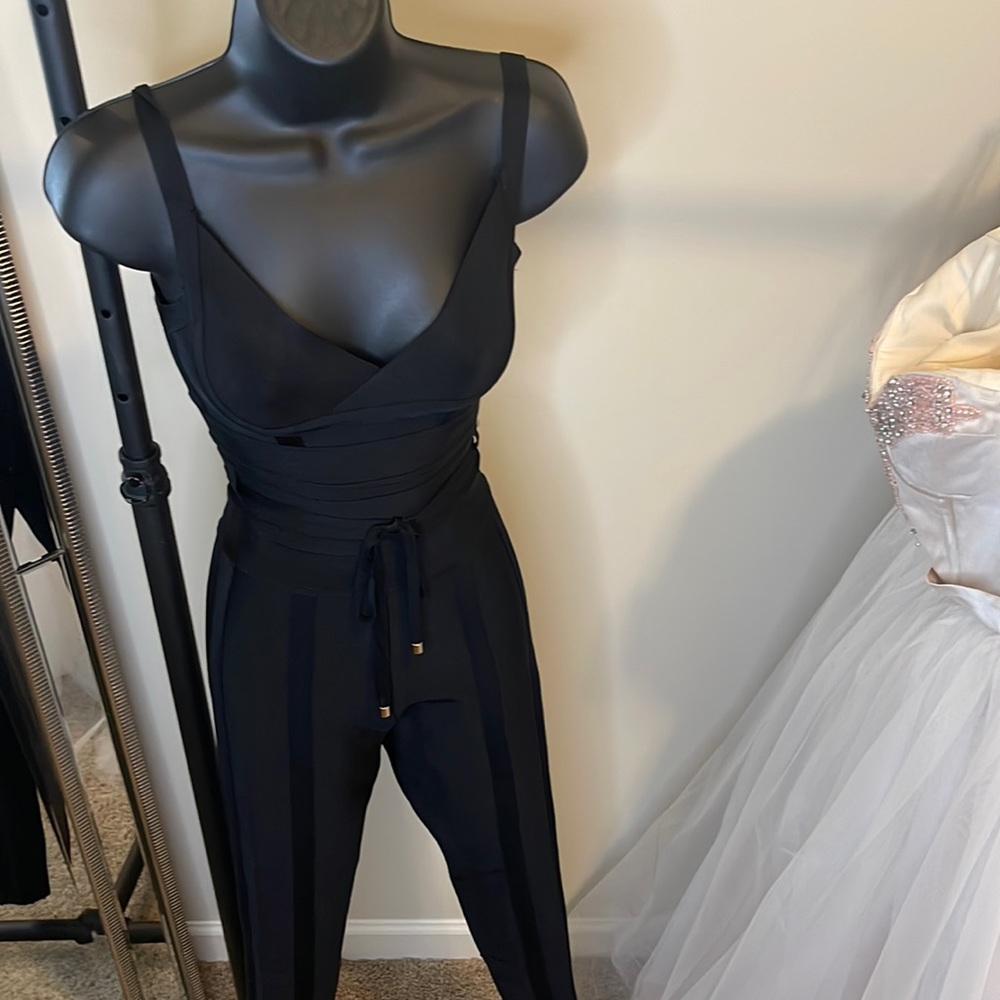 House of CB Bandeau Jumpsuit XS